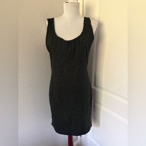 Rock & Republic bodycon black studded dress size M